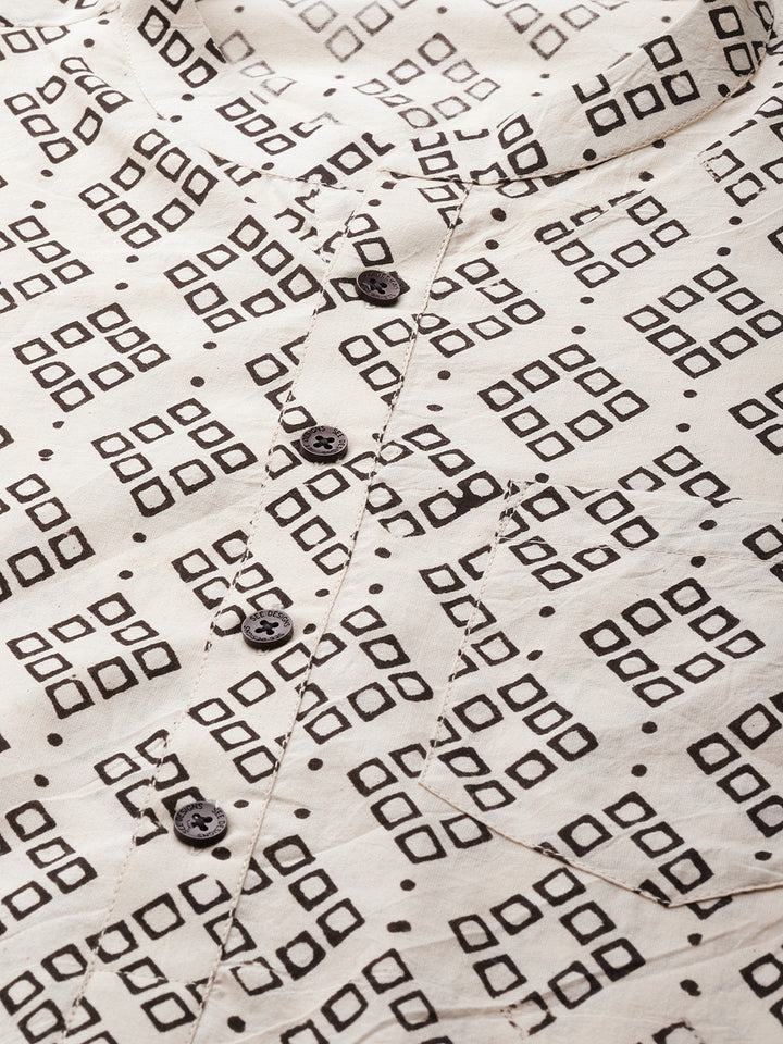 Handcrafted Block Printed Sustainable Straight kurta