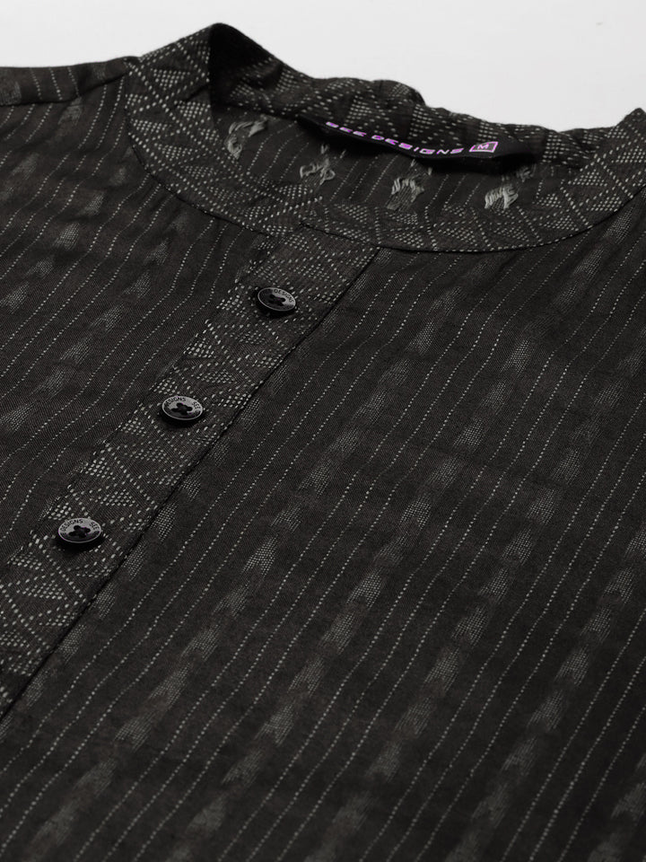 Silk Woven Straight kurta with Pyjama