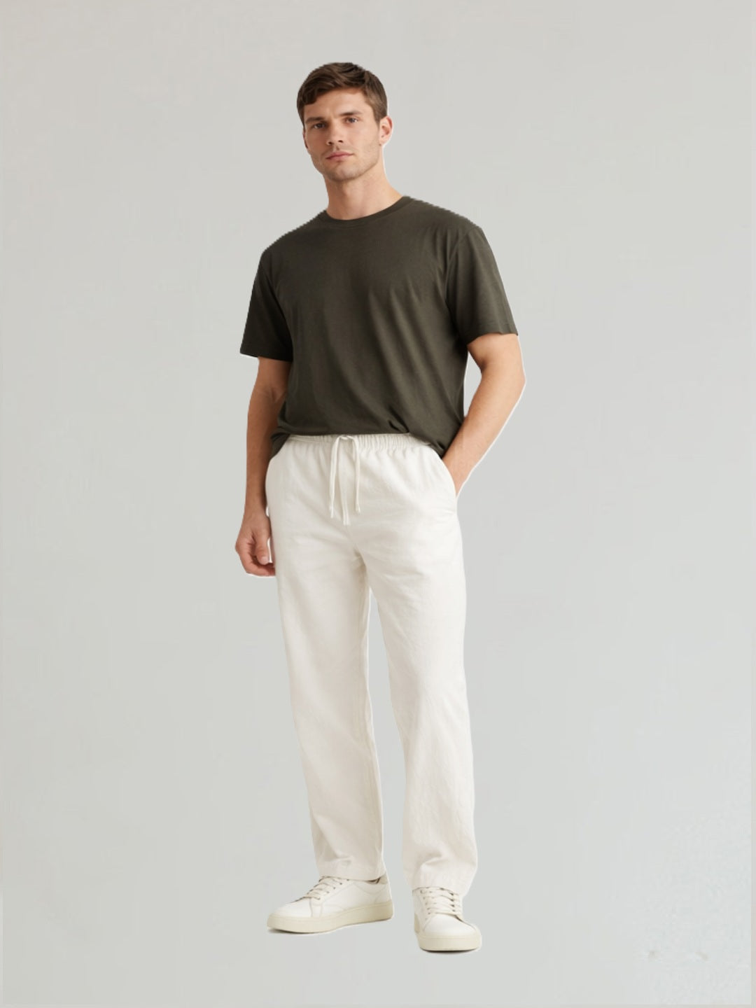 See Designs Linen Pyjama – Black | Linen