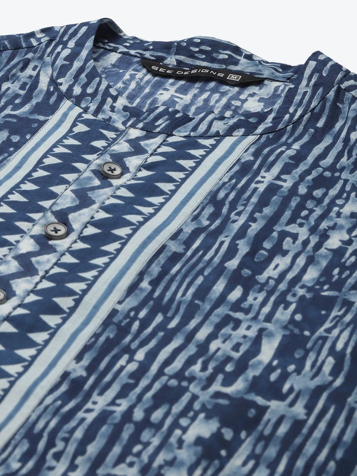 Printed kurta with Pyjama