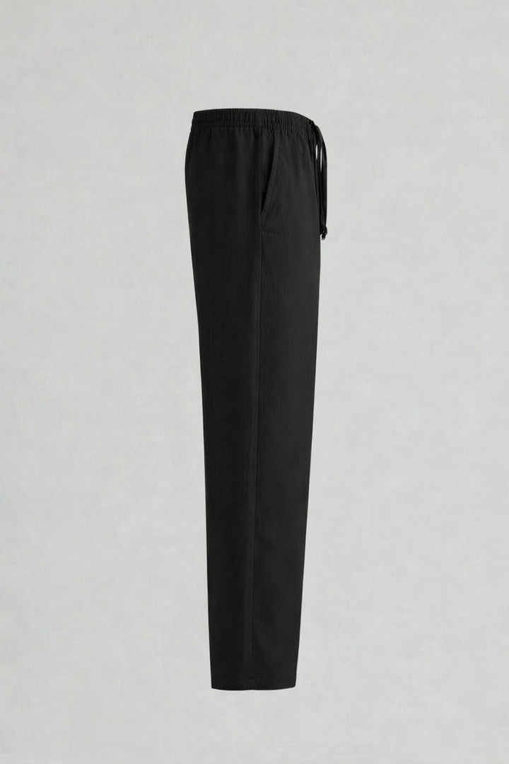 See Designs Linen Pyjama – Black | Linen