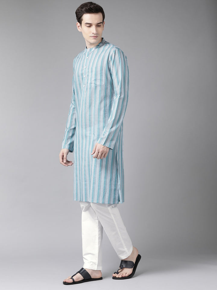 Men Multi Printed Straight Kurta