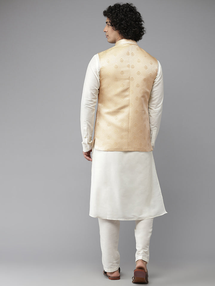 Woven Jacquard Nehru Jacket