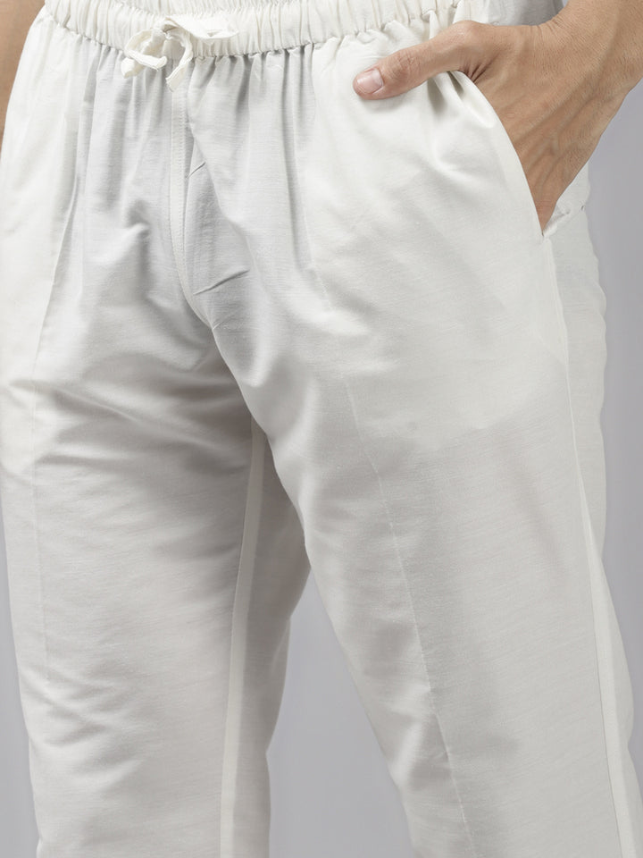 Silk Woven Straight kurta with Pyjama