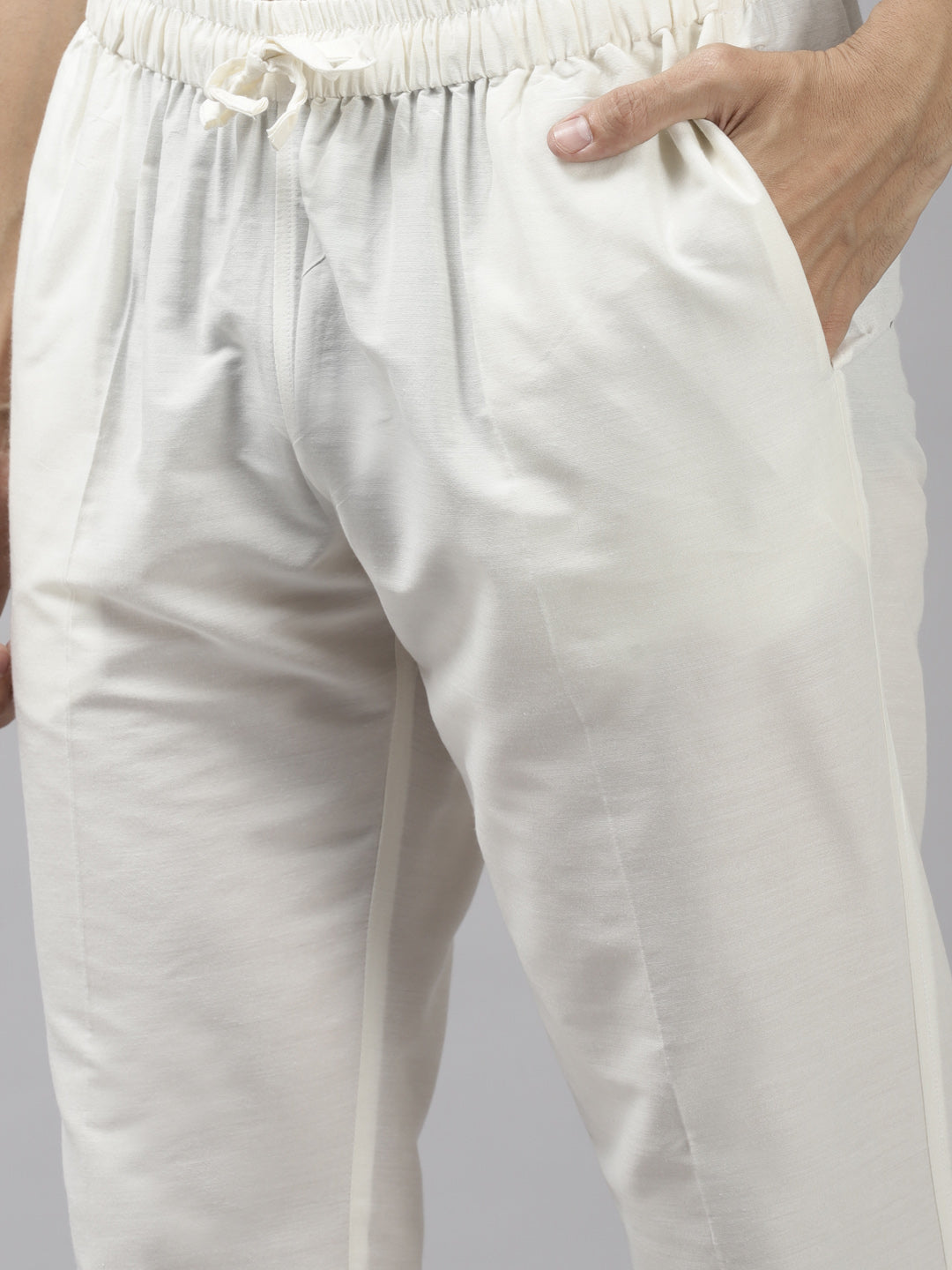 Silk Woven Straight kurta with Pyjama