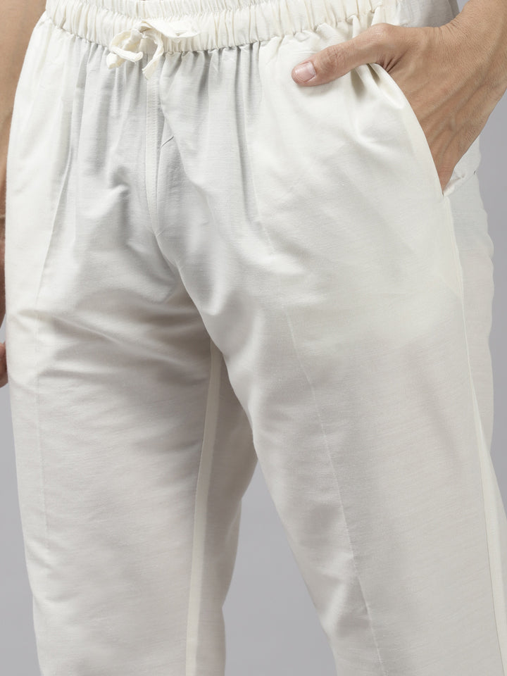Silk Woven Straight kurta with Pyjama
