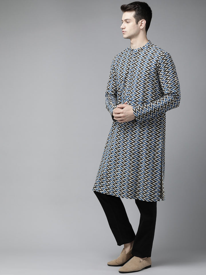 Handcrafted Block printed Kalamkari straight Sustainable kurta