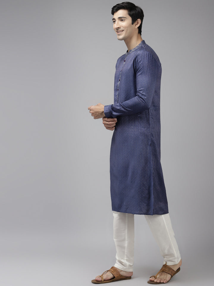 Silk Woven Straight kurta with Pyjama