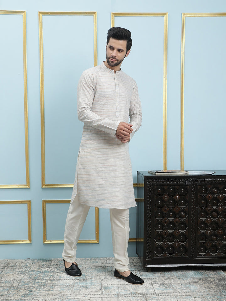 Solid Pure Cotton Straight Kurta