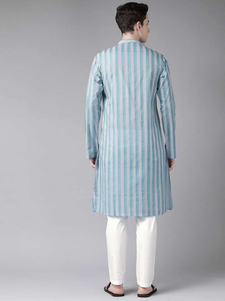 Men Multi Printed Straight Kurta