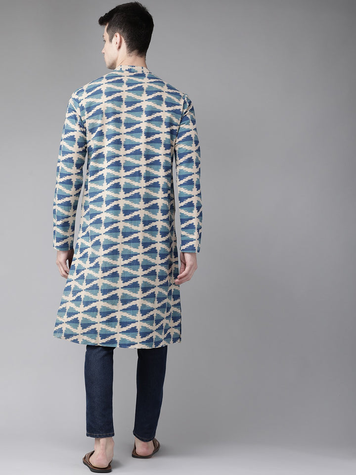 Handcrafted Block printed Kalamkari straight Sustainable kurta