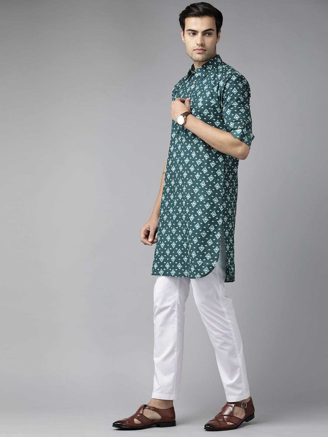 Pure Cotton Pathani kurta with Pyjama