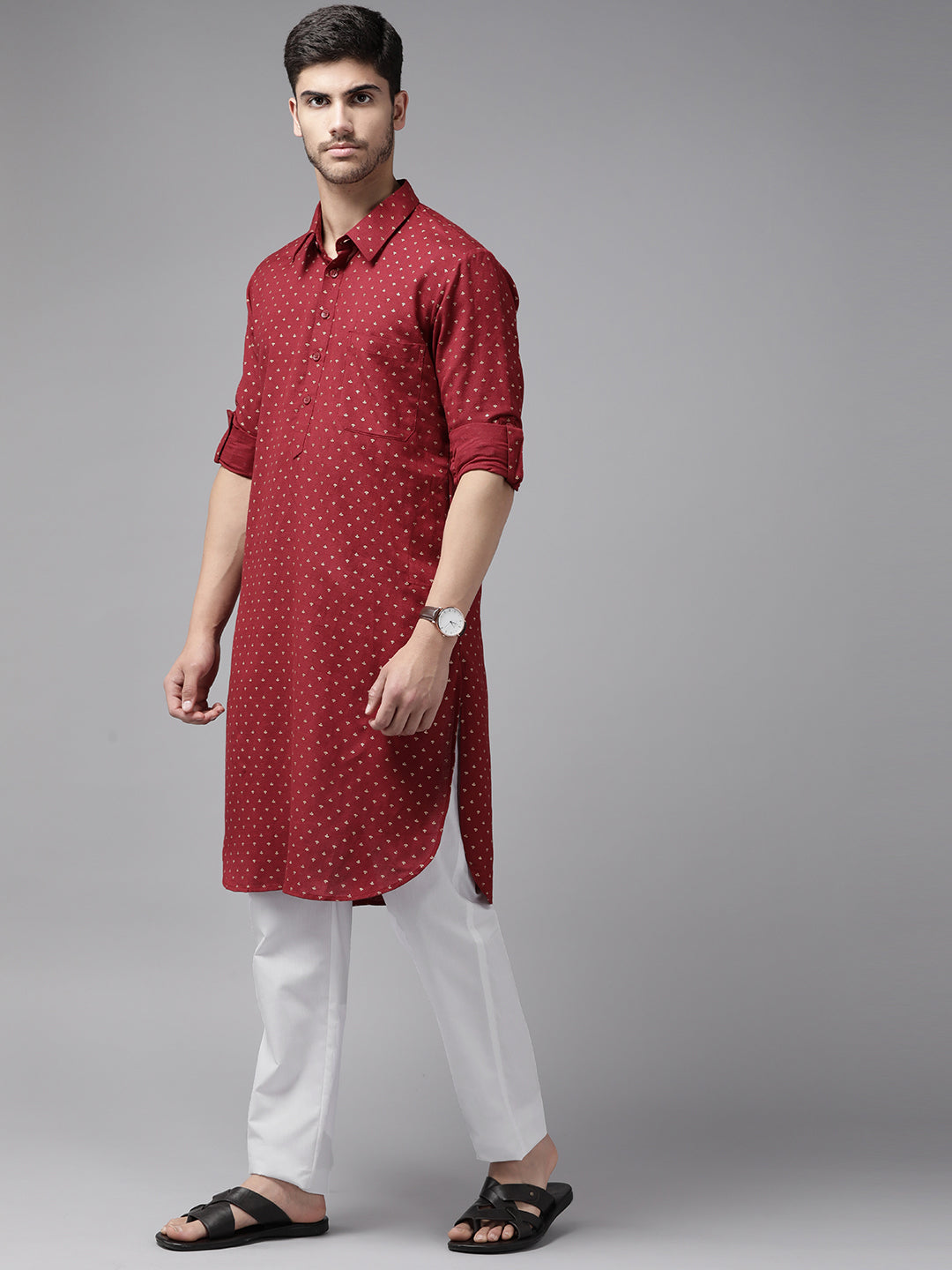 Pure Cotton Pathani kurta with Pyjama