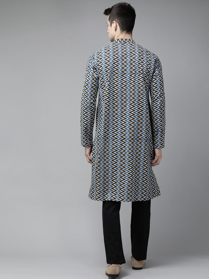Handcrafted Block printed Kalamkari straight Sustainable kurta