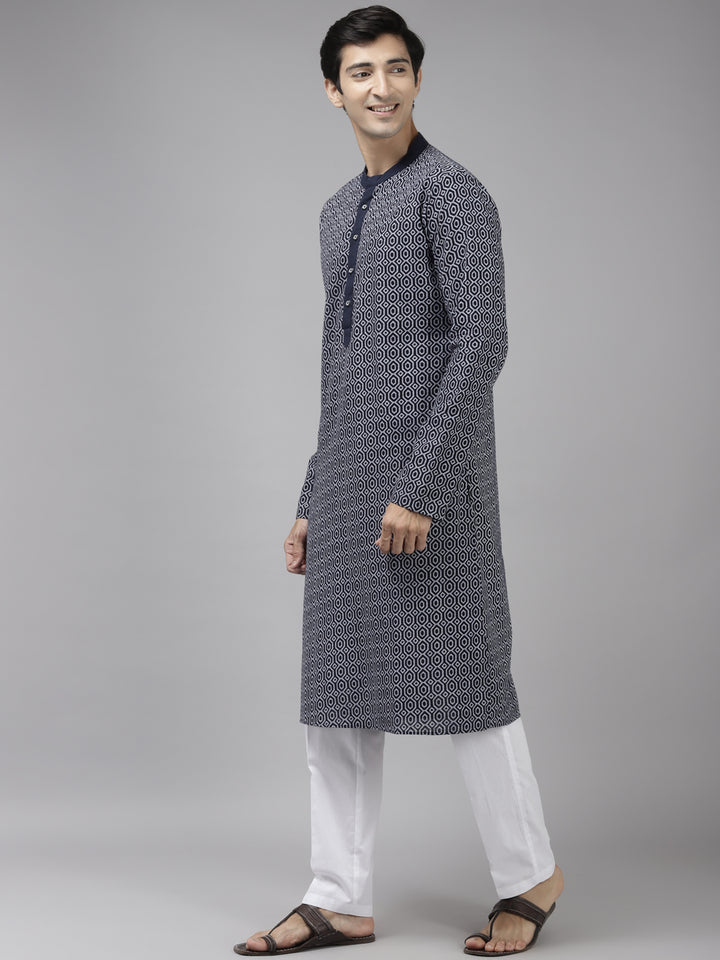 Printed kurta with Pyjama