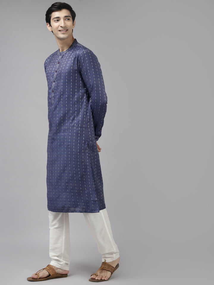 Silk Woven Straight kurta with Pyjama