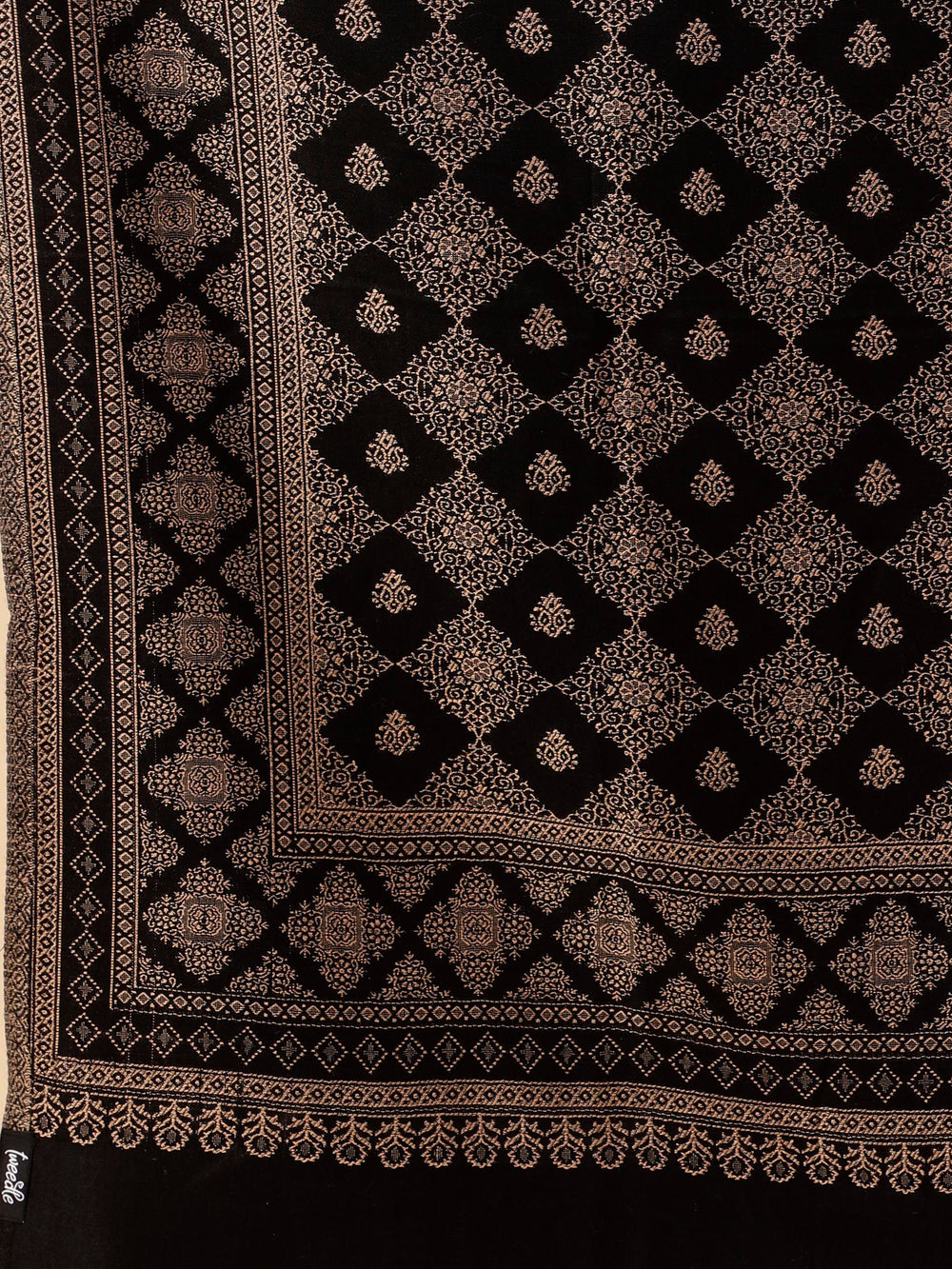 Black shawl for men