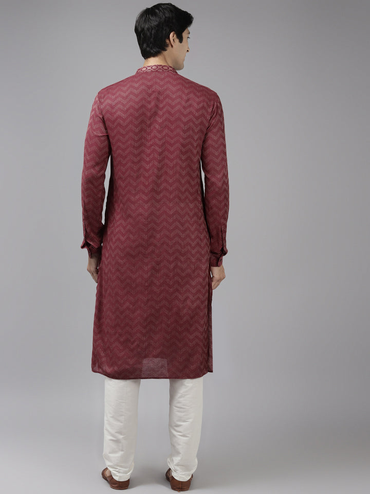 Silk Woven Straight kurta with Pyjama