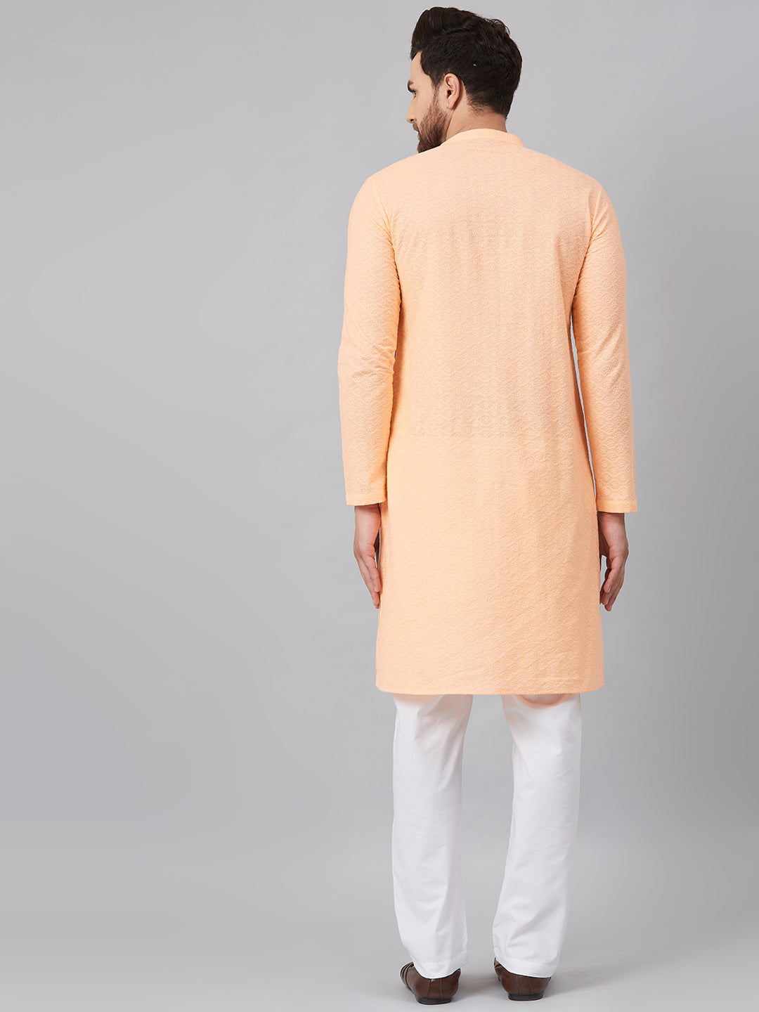 Chikankari Embroidered Straight kurta