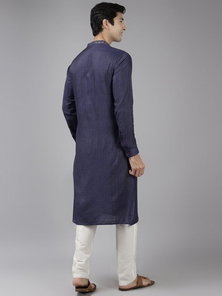 Silk Woven Straight kurta with Pyjama