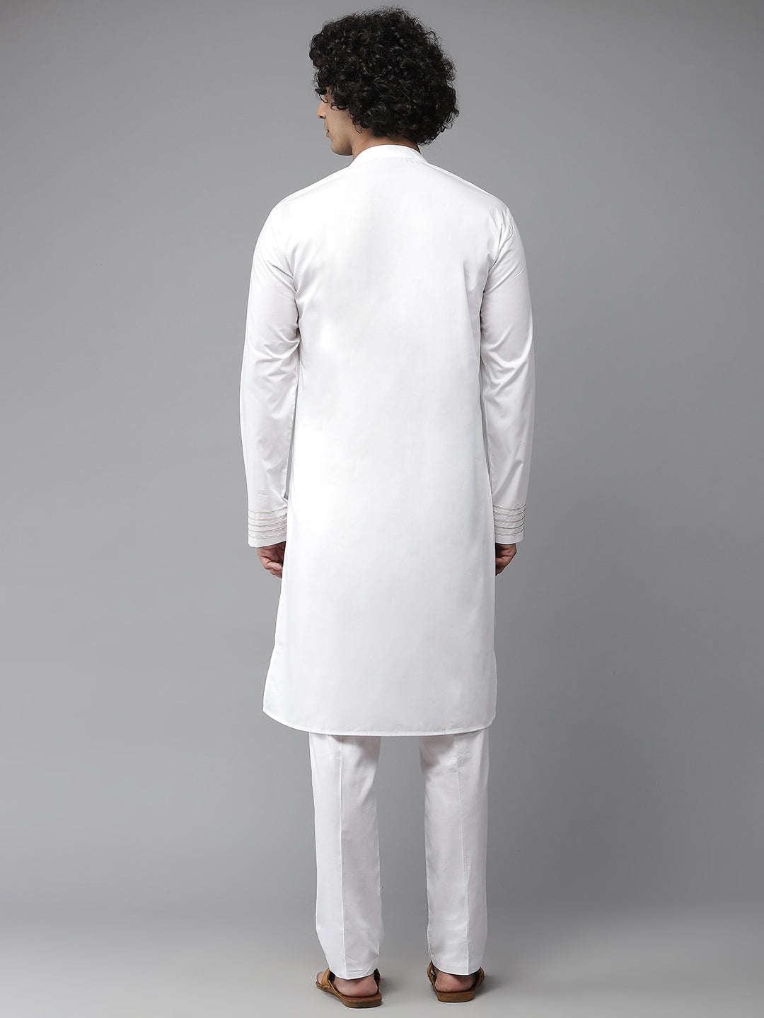 Yoke Designed Straight kurta with Pyjama