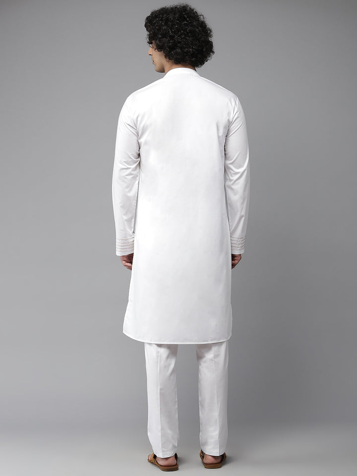 Yoke Designed Straight kurta with Pyjama