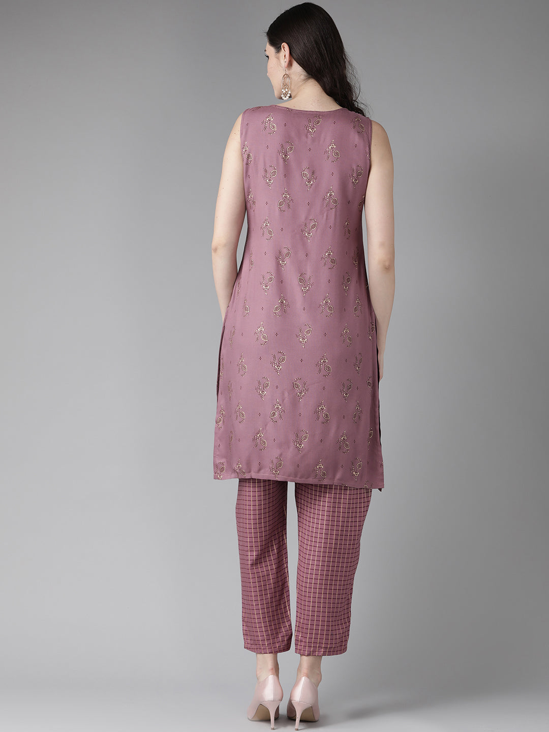 Printed straight kurta with Pant