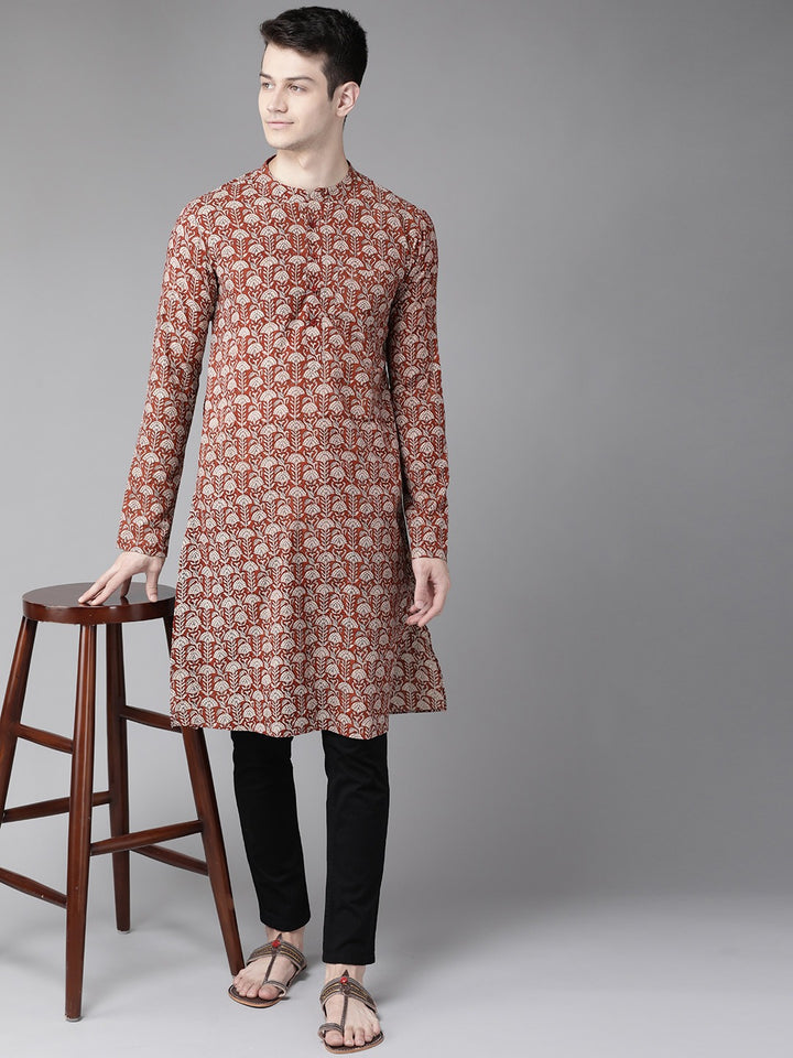 Handcrafted Block Printed Sustainable Straight kurta