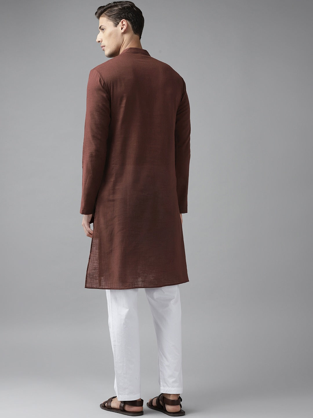 Cotton Slub Straight kurta with Pyjama