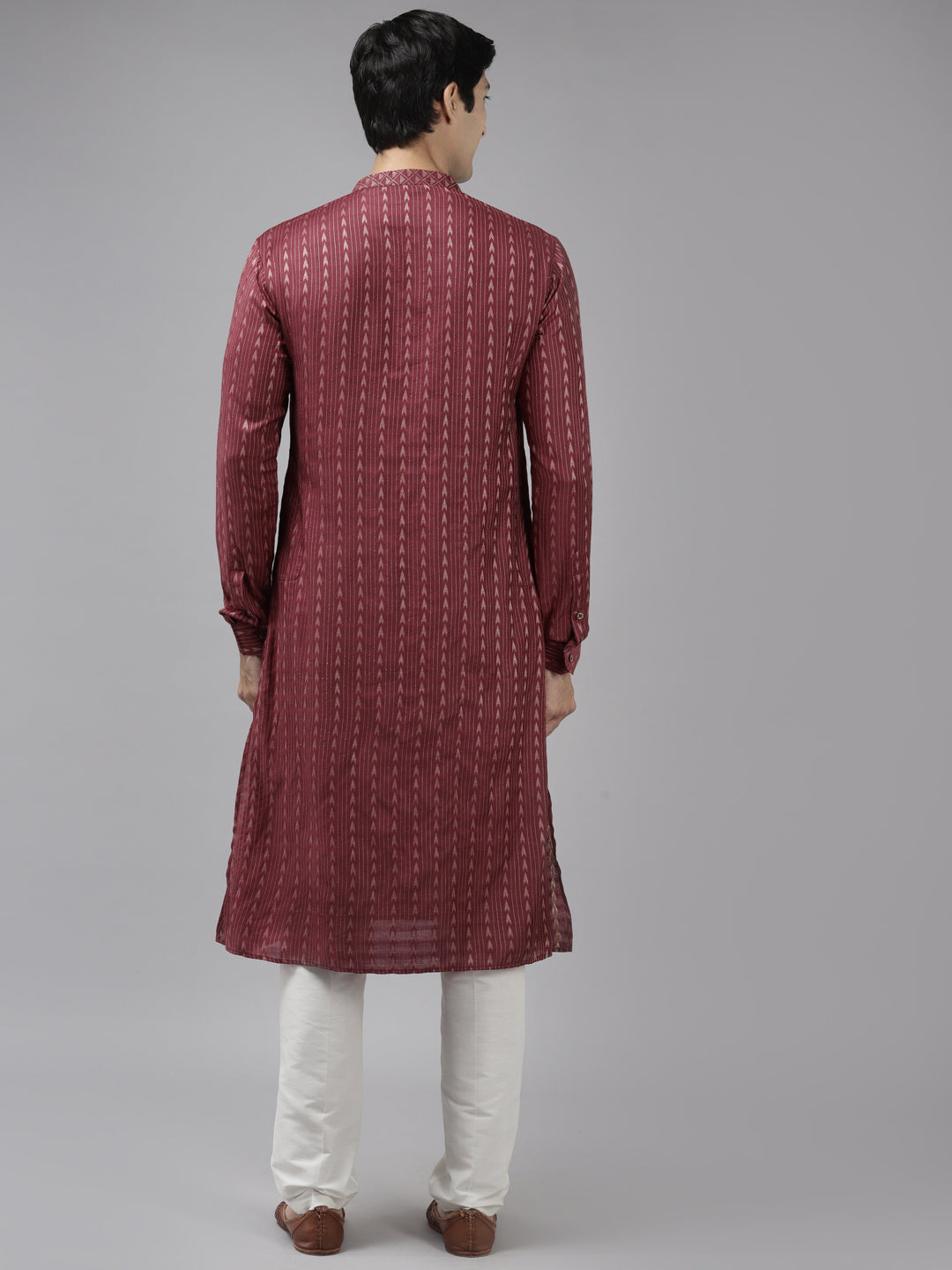 Silk Woven Straight kurta with Pyjama