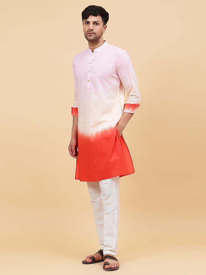 Ombre Dyed Pure Cotton Kurta