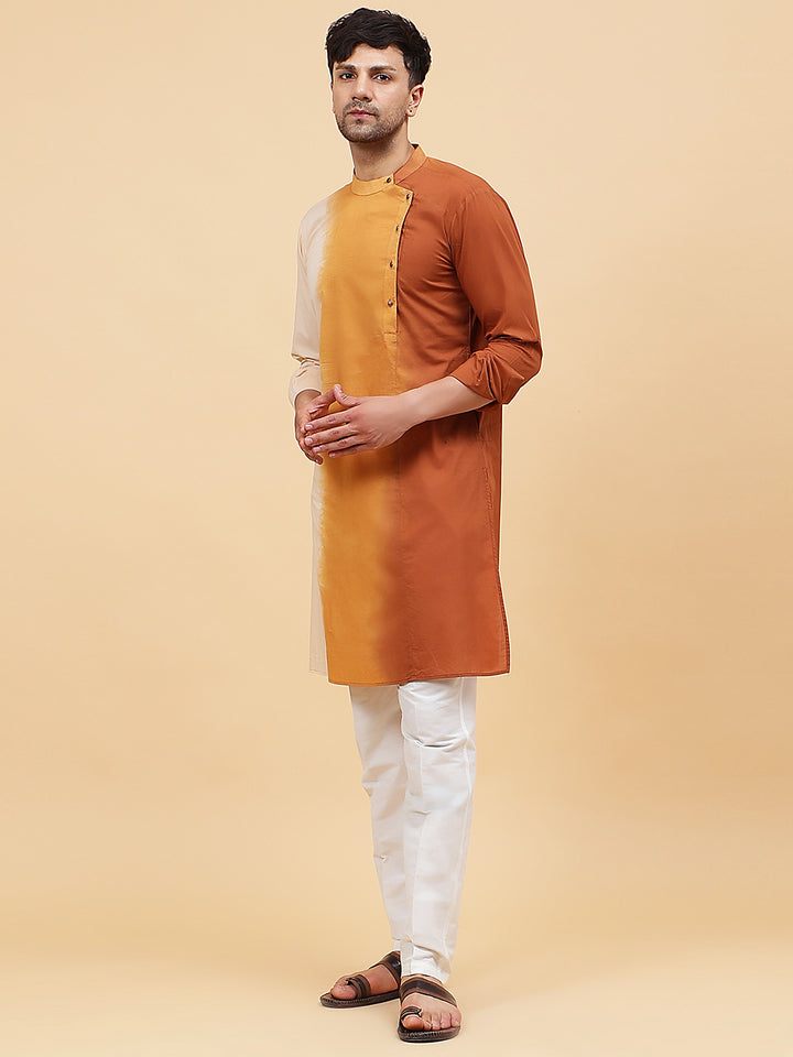 Ombre Dyed Pure Cotton Kurta