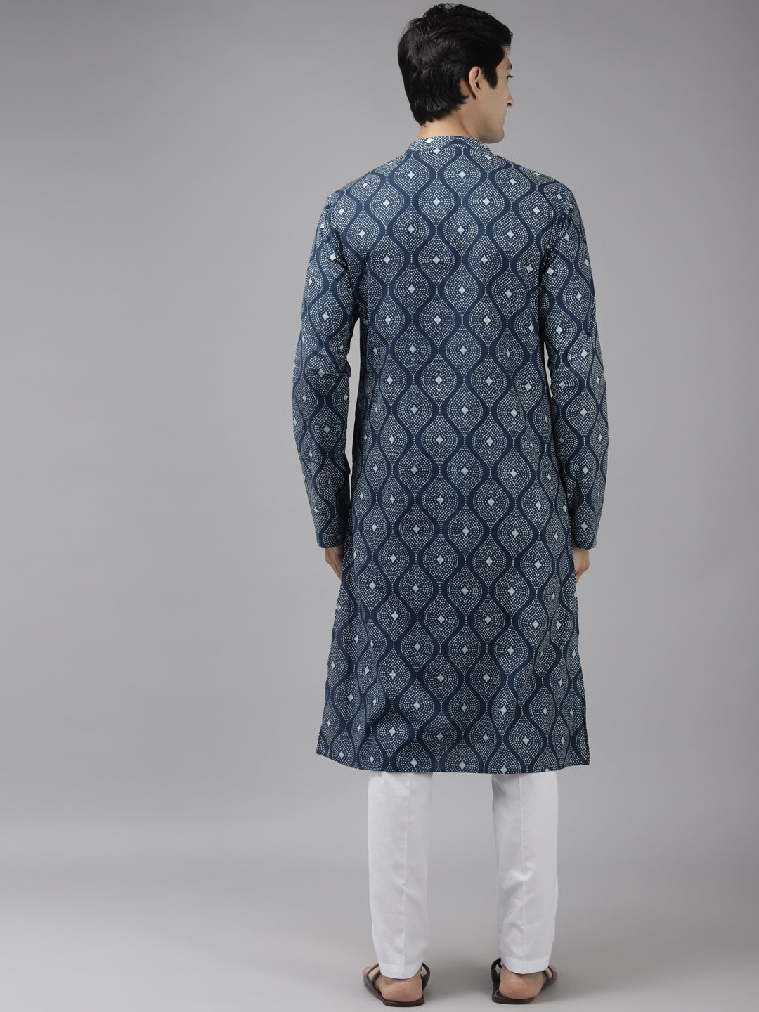Printed Straight kurta with Pyjama