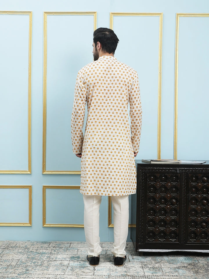 Printed Pure Cotton Straight Kurta