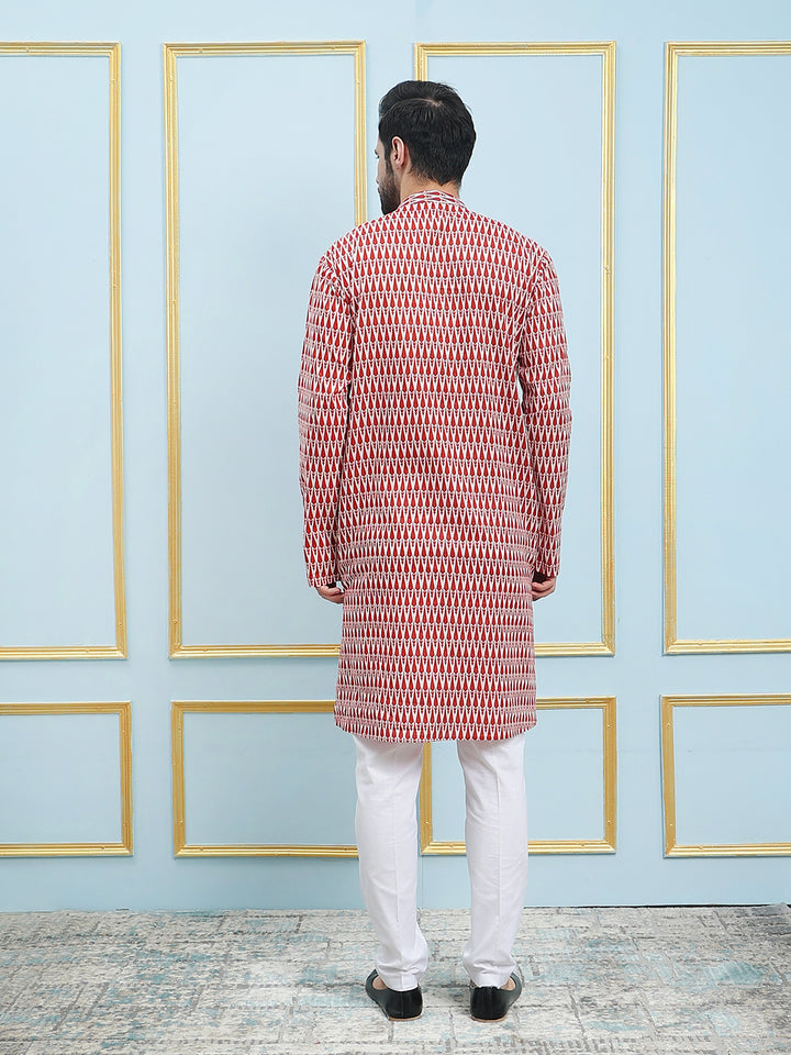 Printed Pure Cotton Straight Kurta