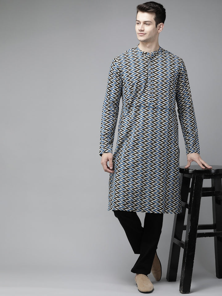 Handcrafted Block printed Kalamkari straight Sustainable kurta
