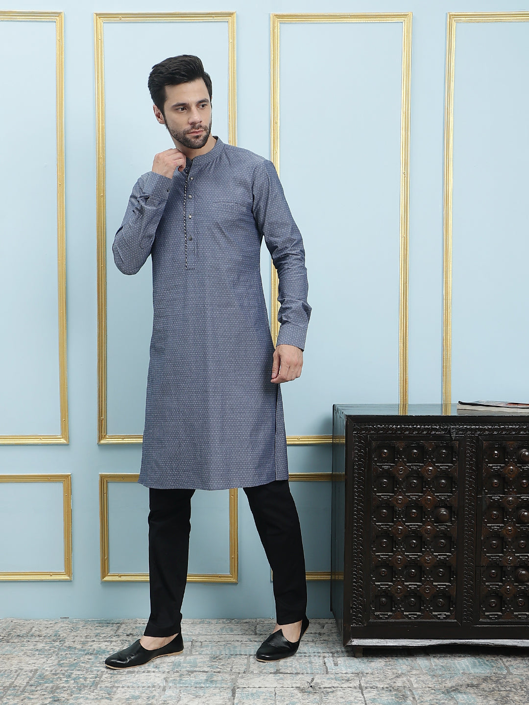 Printed Pure Cotton Straight Kurta