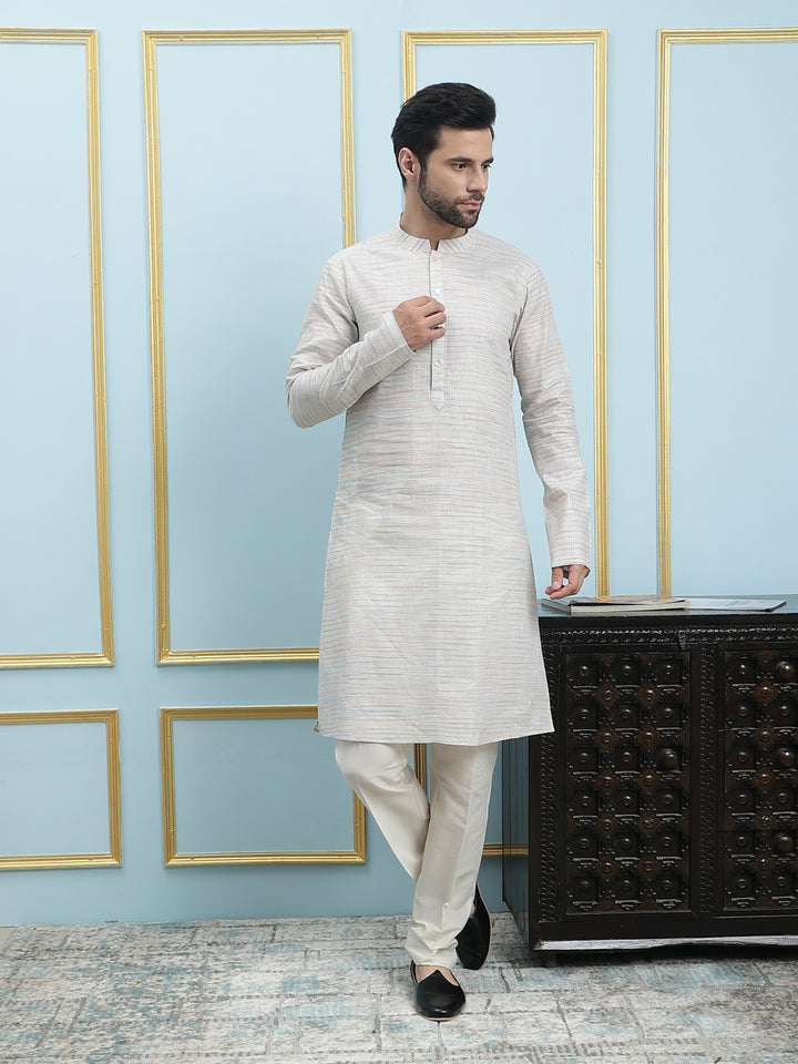 Solid Pure Cotton Straight Kurta