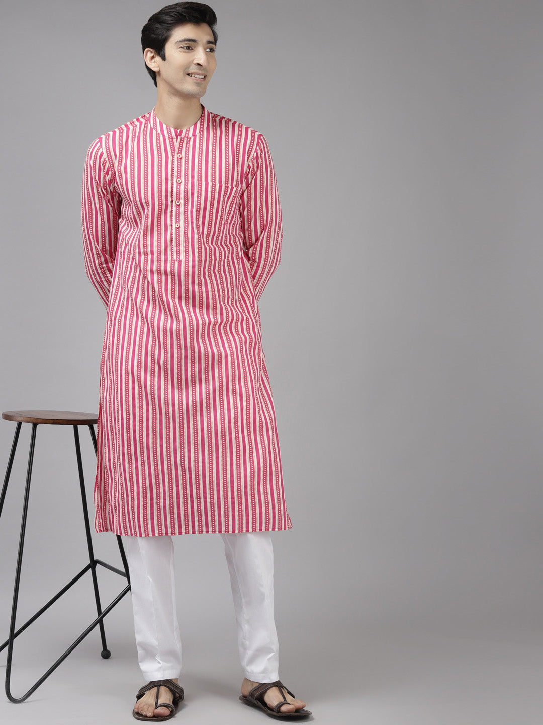 Cotton Printed Straight Kurta