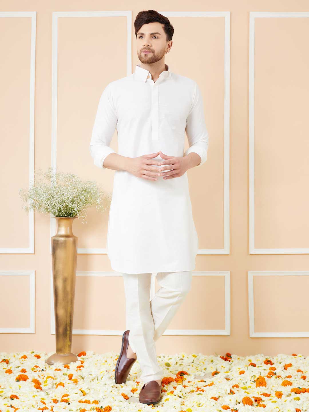 White Kurta Pajama Style Kurta Pajama Stylish Stylish Pathani