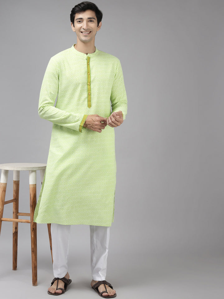 Printed Pure Cotton Straight Kurta