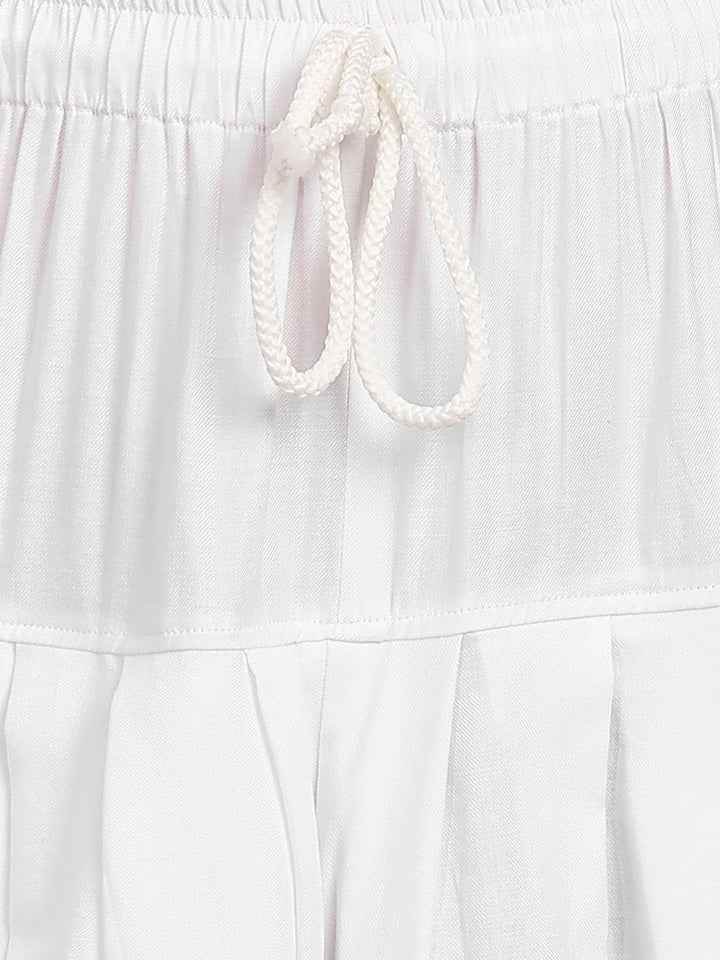 Men White Solid Dhoti Salwar