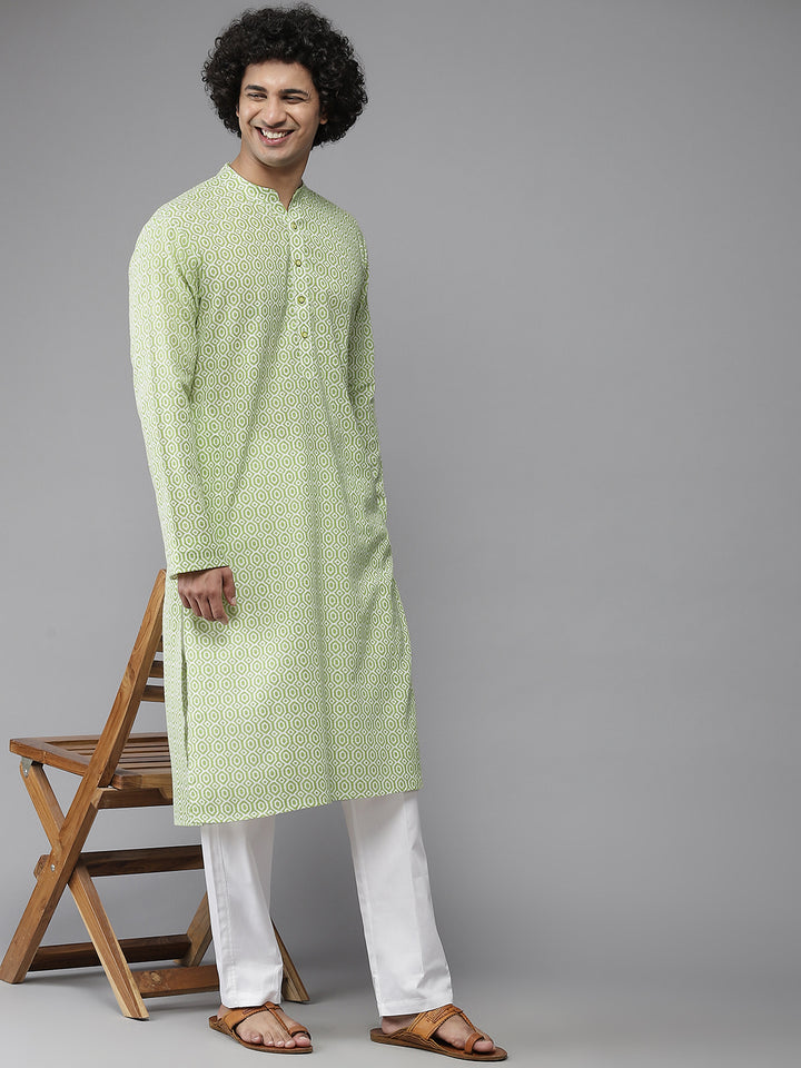 Printed Pure Cotton Straight Kurta