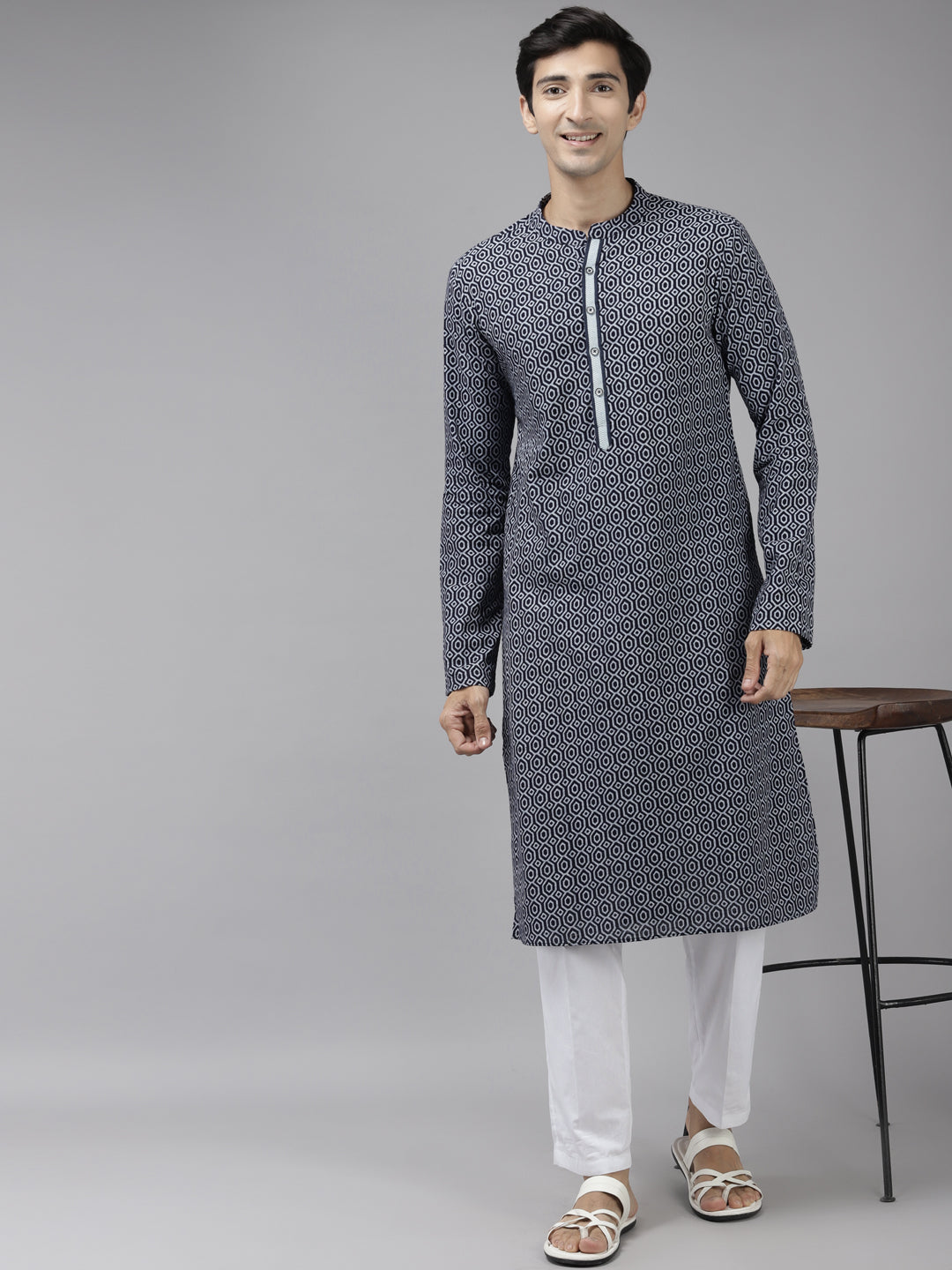 Printed kurta with Pyjama