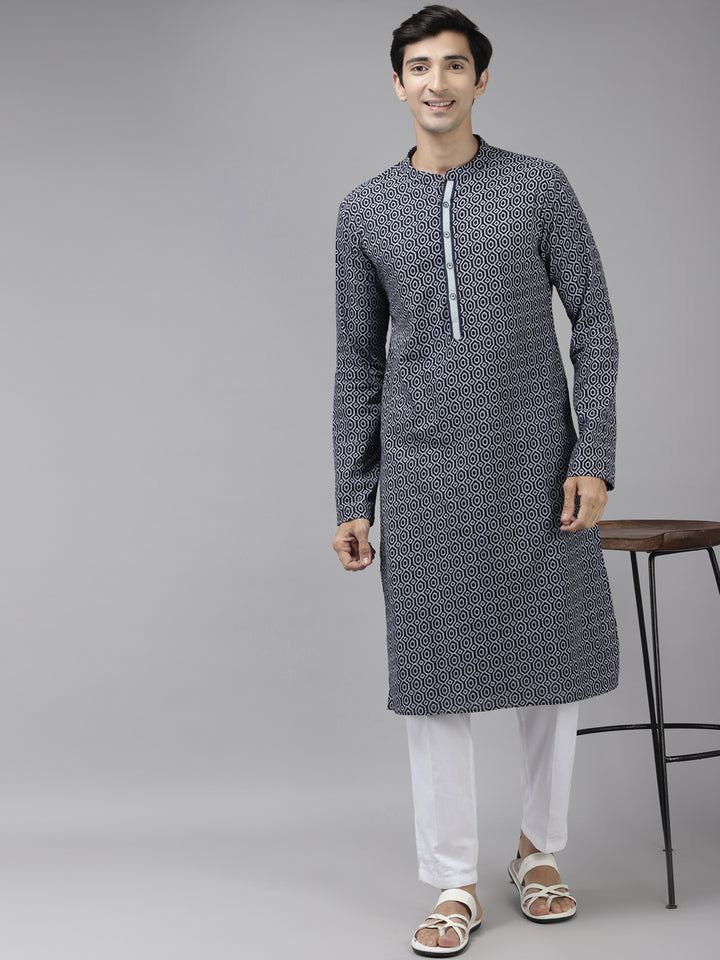 Printed kurta with Pyjama