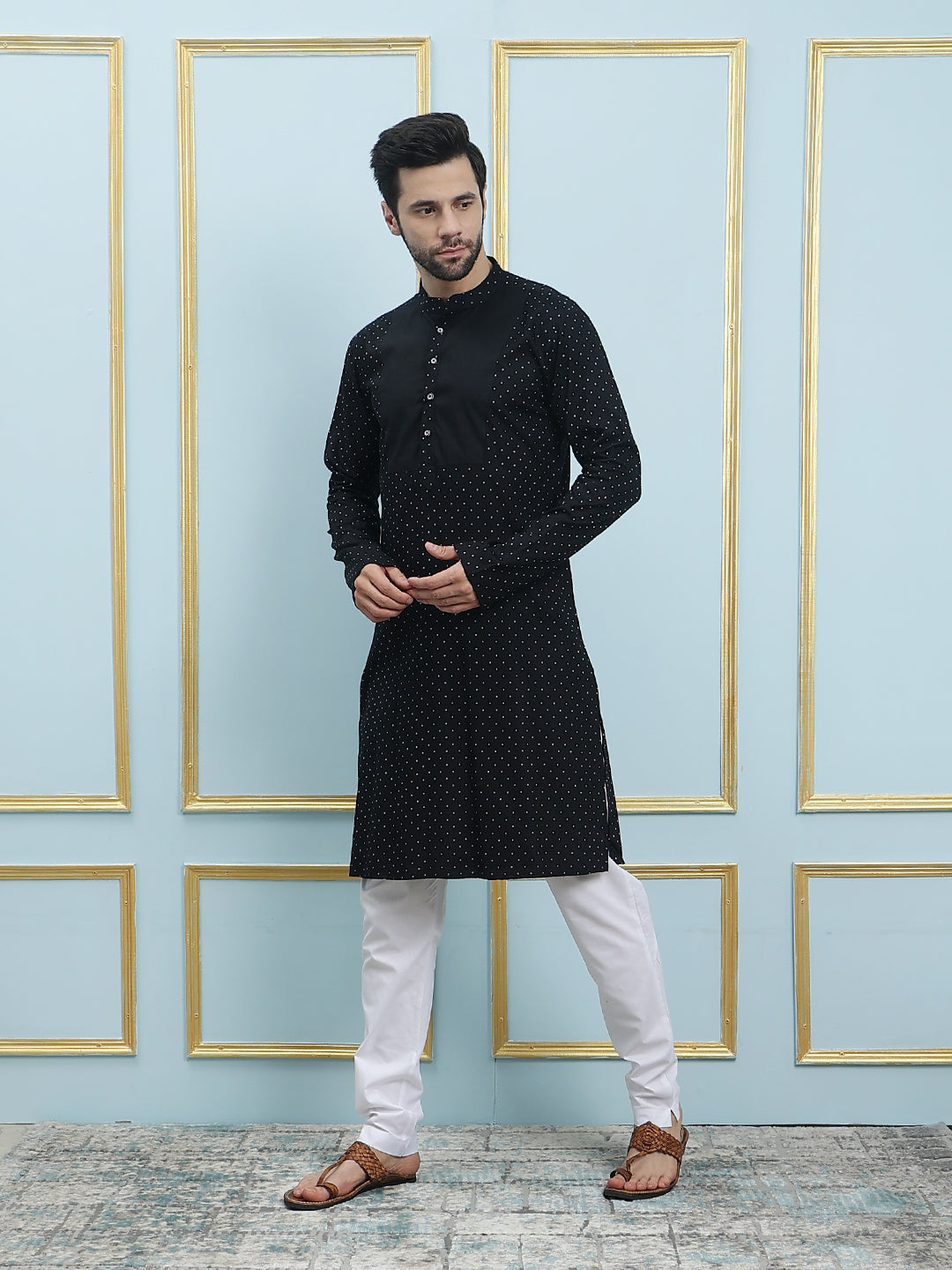 Printed Pure Cotton Straight Kurta