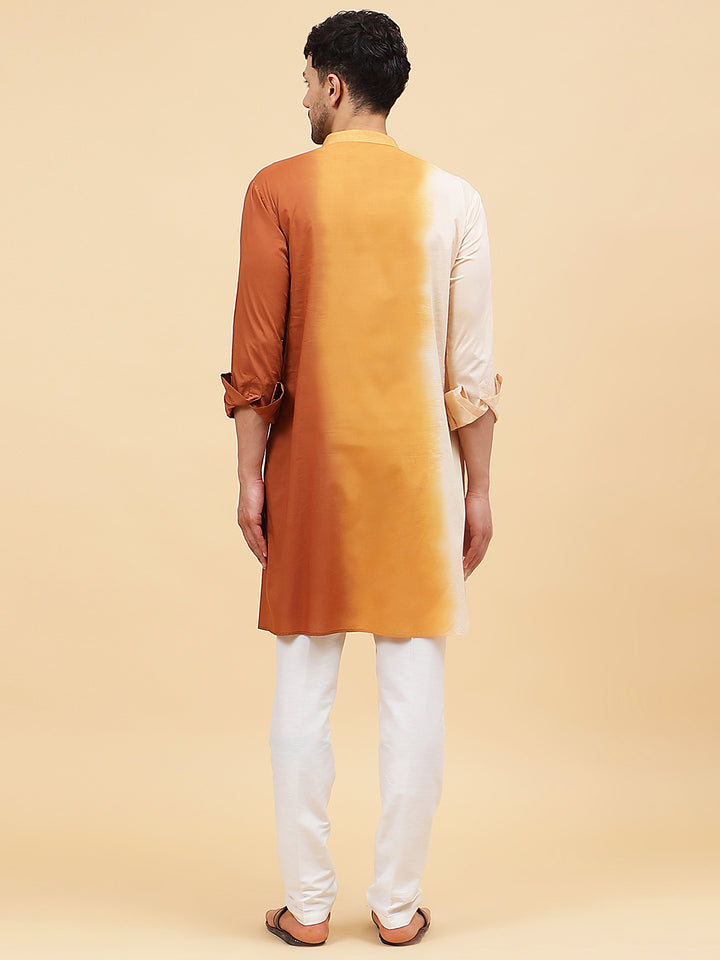 Ombre Dyed Pure Cotton Kurta