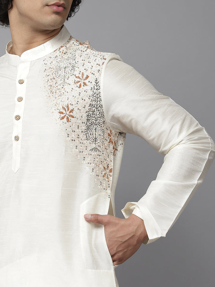 Cotton Silk Straight kurta