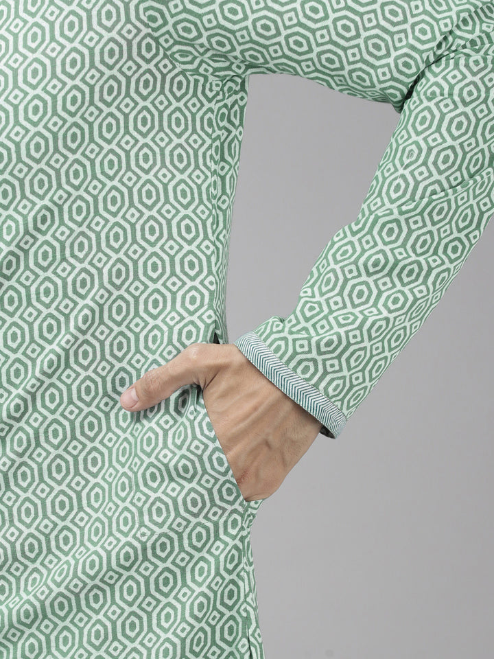 Printed Pure Cotton Straight Kurta