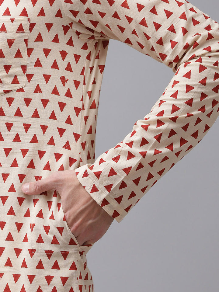 Handcrafted Block Printed Sustainable Straight kurta